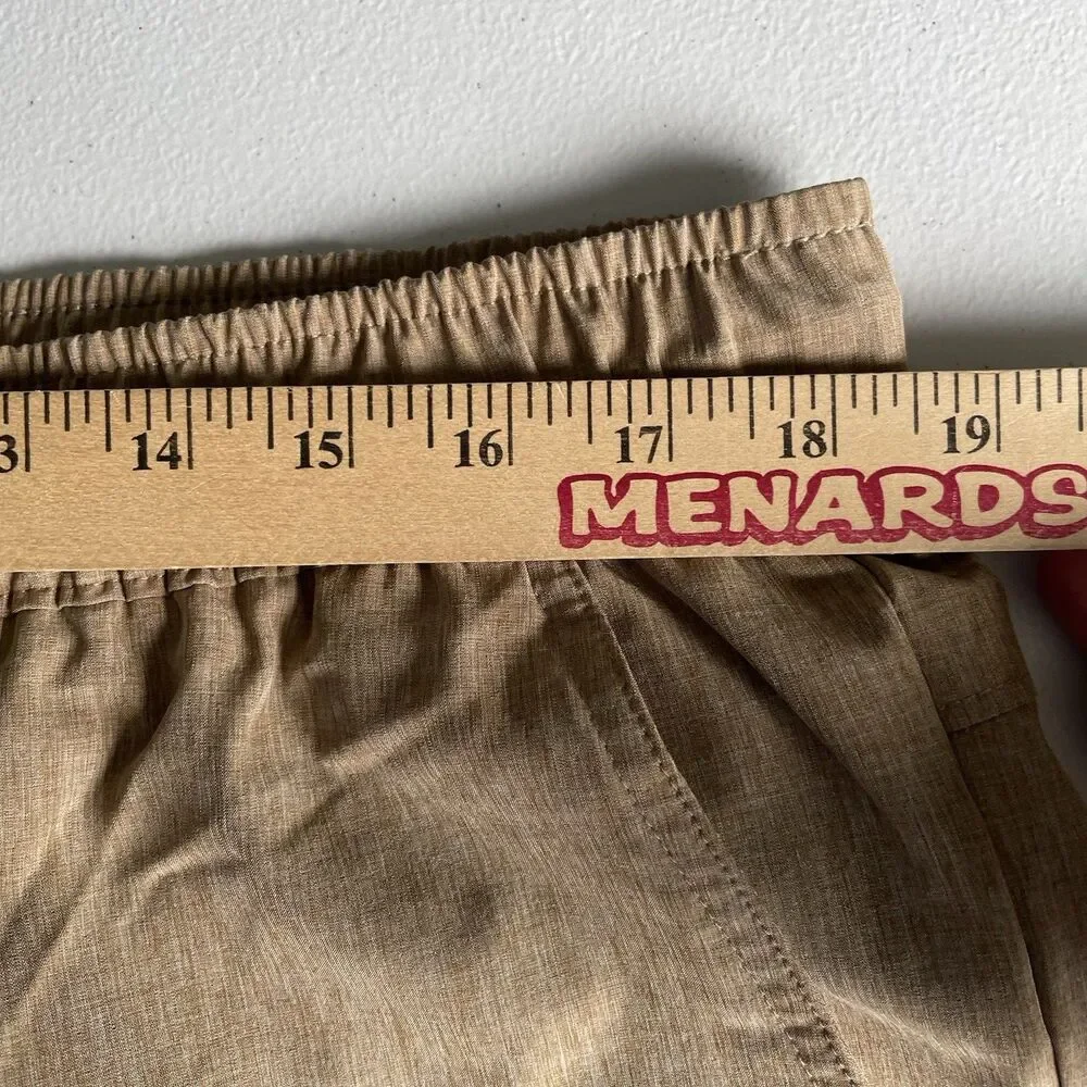 Eddie Bauer Performance Shorts Lightweight Gorpcore Tan Brown Men's Size XL